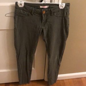 Refuge olive green jeggings